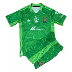 Koszulka Tigres UANL Bramkarska Dziecięcy Wyjazdowe Stroje Piłkarskie 2021/22 Krótki Rękaw